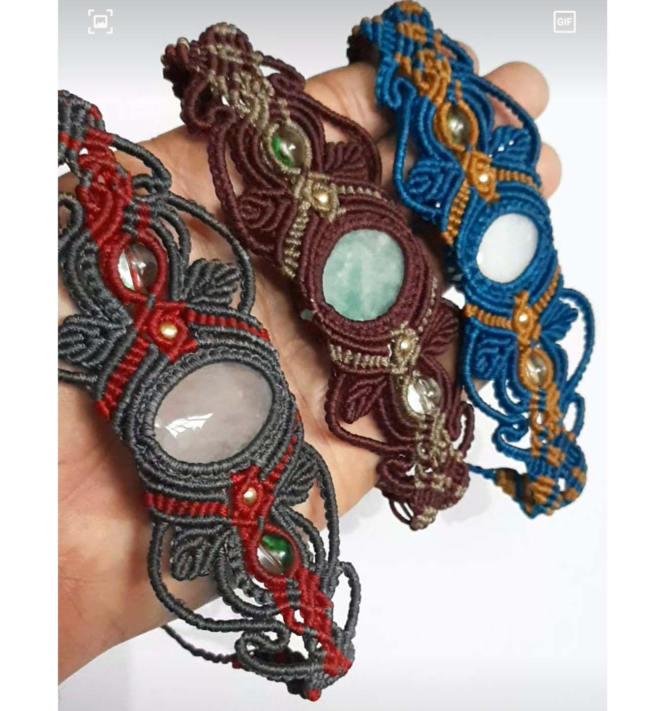 Macrame jewelry 1