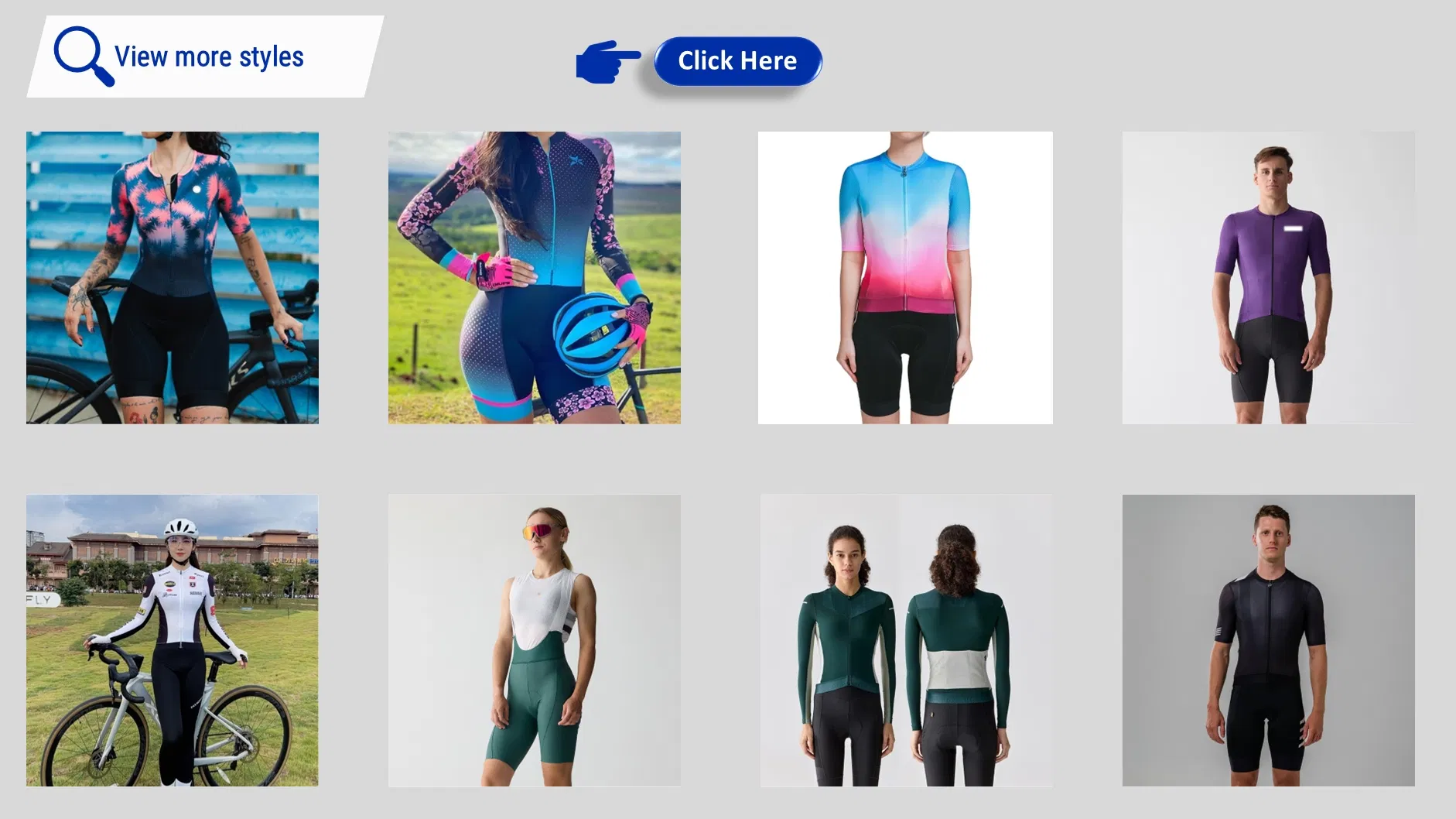 Product summary and group wear banner