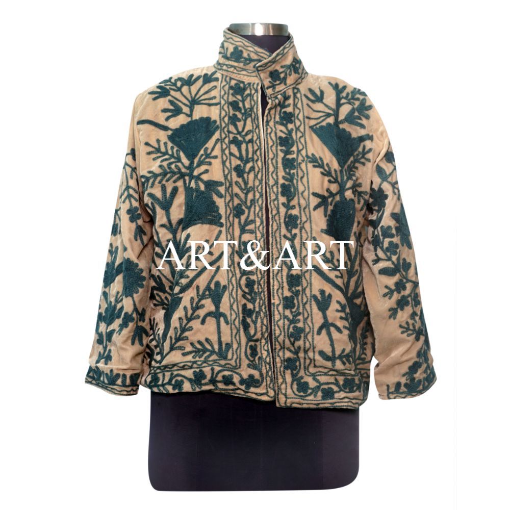 Suzani velvet jacket