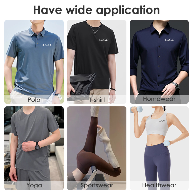 Mid-to-high-end New Technology Customized Logo Light Luxury Mens Fashion Business Seamless Polo