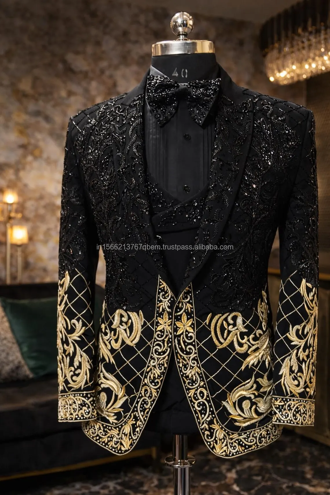 Men's Tuxedo Front Detail