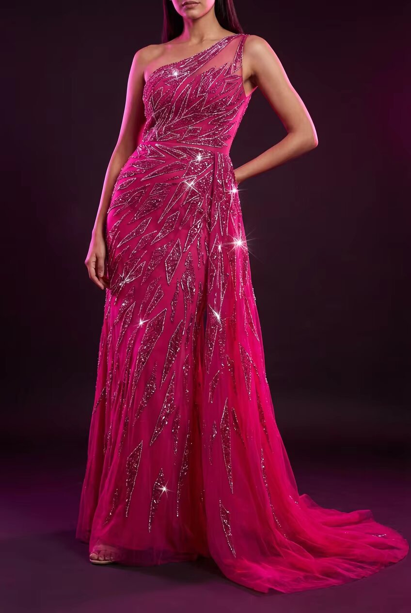 Luxury Embroidered Gown Display 1