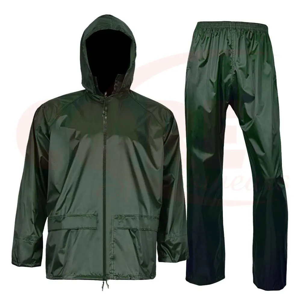 Hot Sale Motorcycle Rain Suit Coat Pants For Men Waterproof Oxford Reflective Hiking Work Motorbike Raincoat