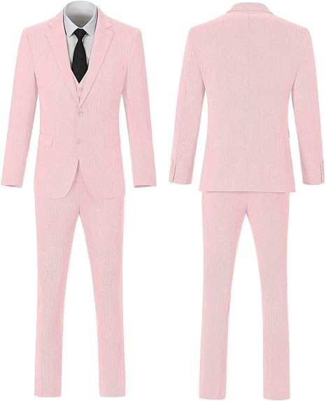 Breathable Classic Mens Suits Slim Fit 3 Piece Blazer and Pants Men Suit Tuxedo Set for Wedding & Party Dress Luxury Men Suits