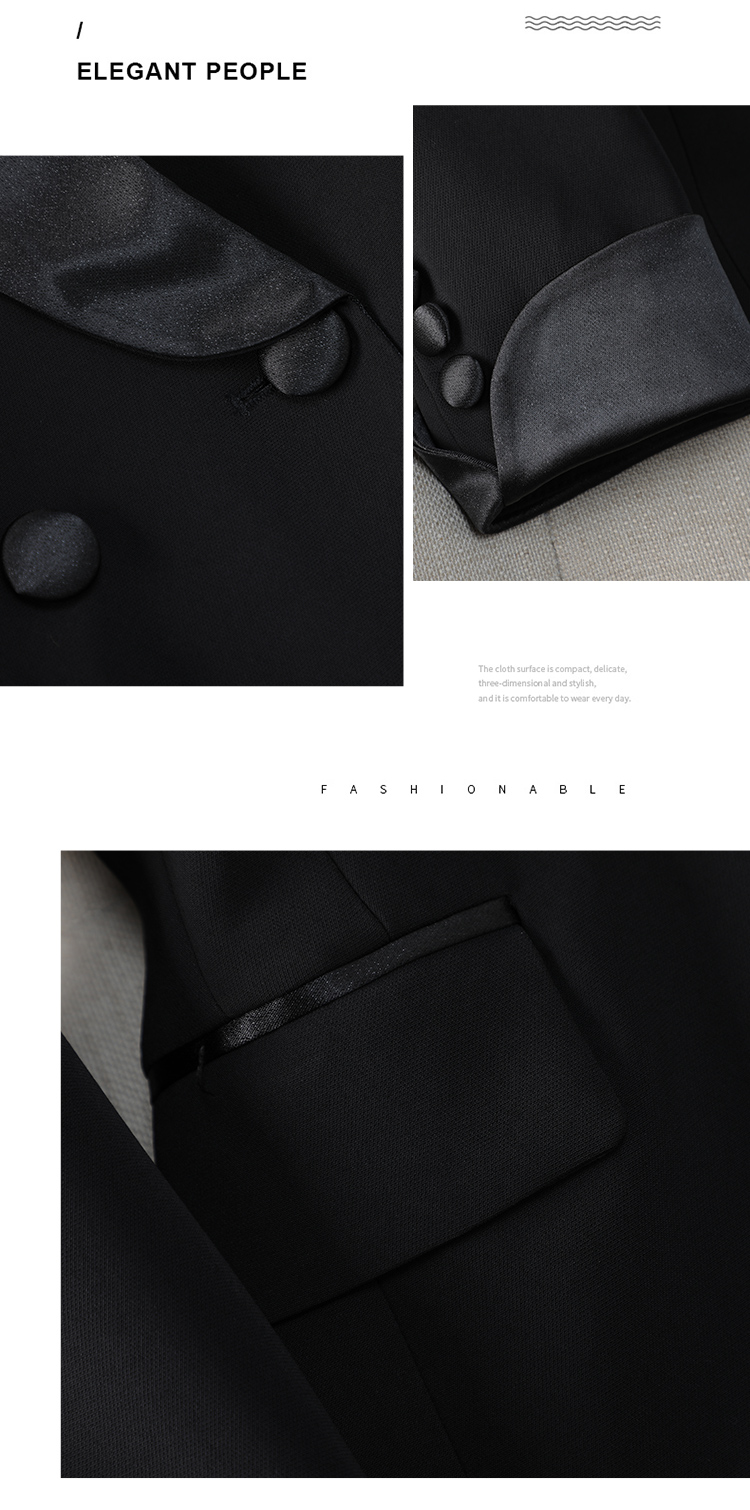 Ladies Tuxedo Pant Suit Detail 8