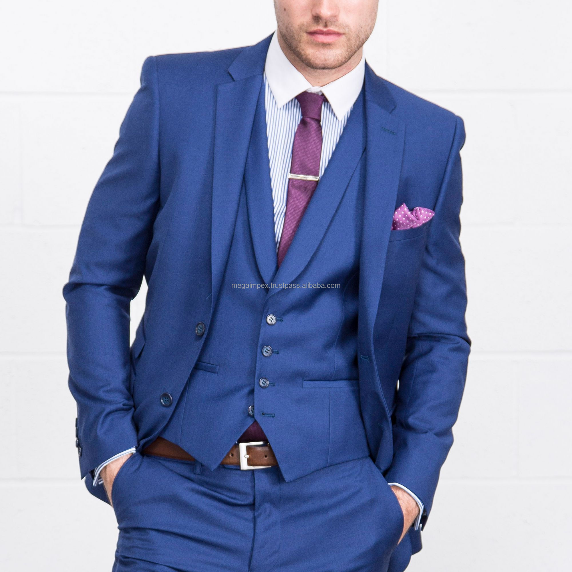 Navy Blue Dress Suit for Men
