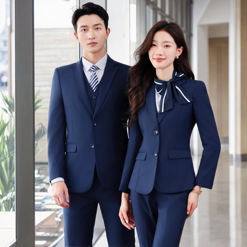 Good Quality Factory Directly Men Women Suit Office Uniform Business Office Dress Suit Uniform
