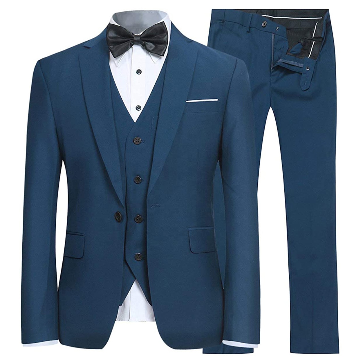 AOSHI 2025 Men's Business Suit Superior Quality Formal Office Tuxedo Single Breasted Button Pants Plus Size Options for Weddings