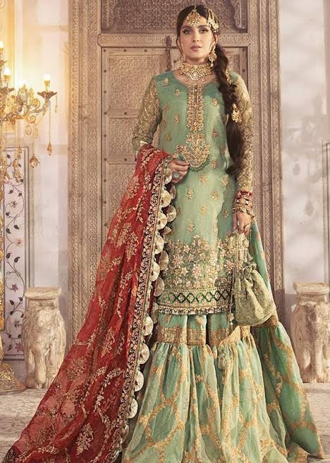 DESIGNER ETHNIC PARTY WEAR BRIDAL WEAR WOMEN DTRESSES PAKISTANI LUXURY FORMALS DRESSES STYLISH WOMEN FASHION by AA IMPEX