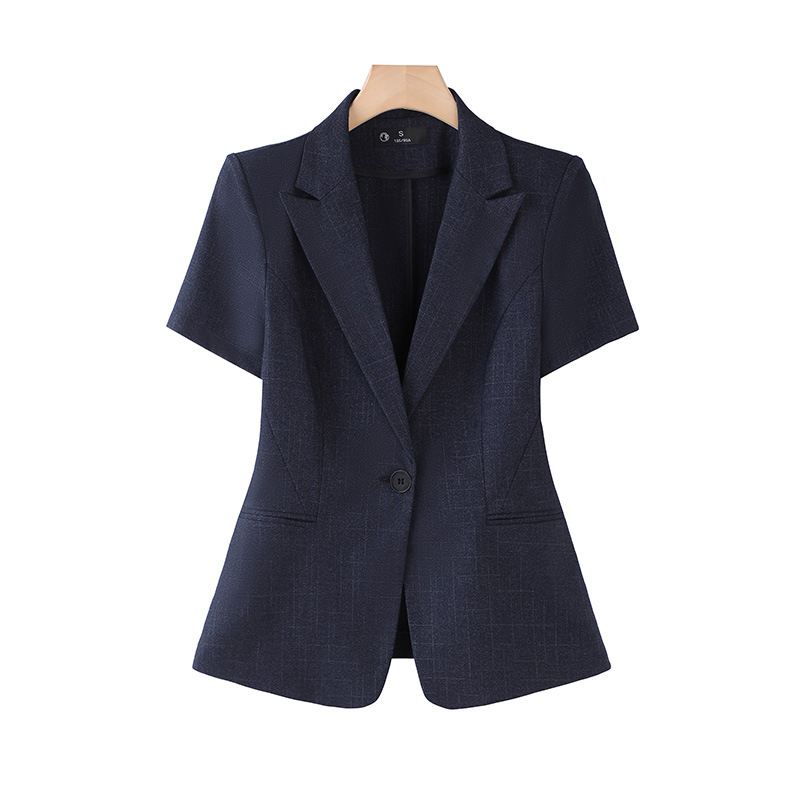 Professional Women's Summer Full Sleeve Breathable Button High-End Business Suit for Interviews &amp; Hotel Wear