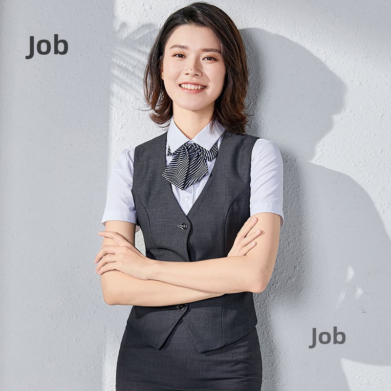 Custom Factory Direct Professional Women Business Vest Suit Set Slim Fit Waistcoat Pencil Skirt Trousers Shirt Office Lady