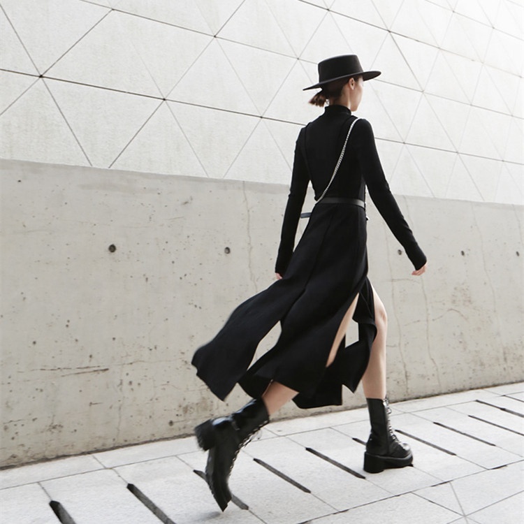 Irregular Shirt Dress Women Long Sleeve Casual Style for Autumn and Winter Formal Summer Season,autumn Fit and Flare Cotton