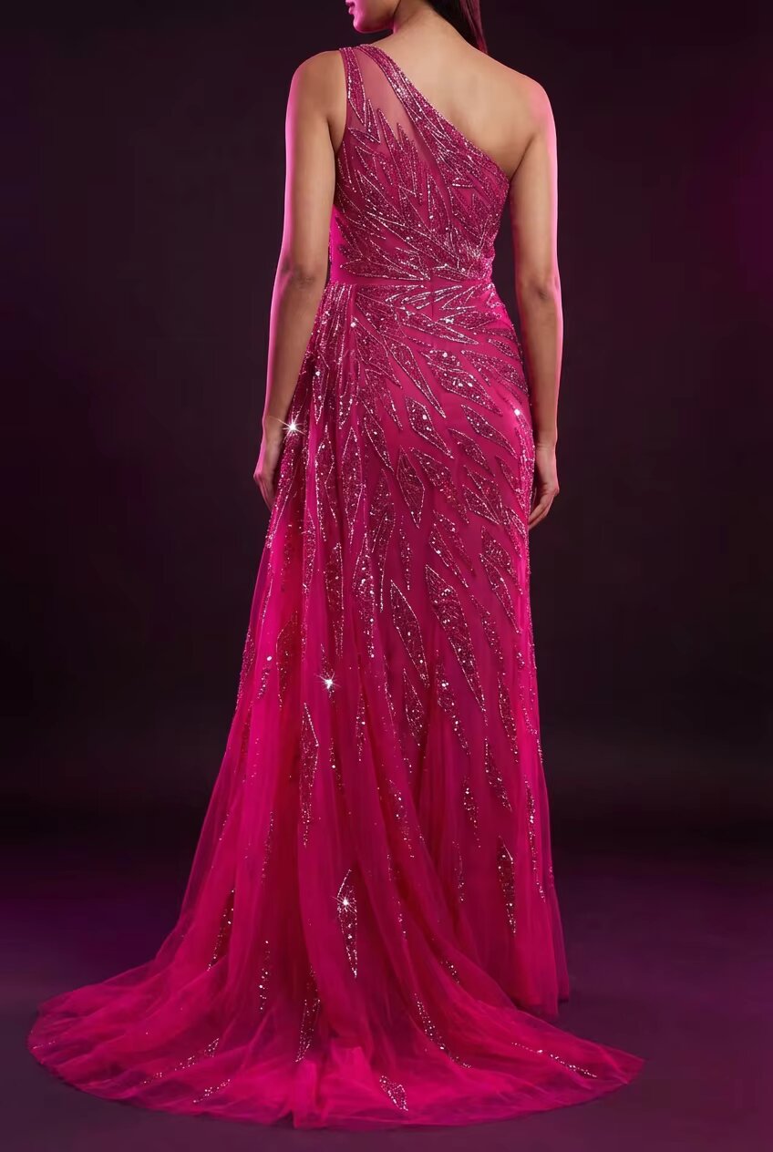 Luxury Embroidered Gown Display 2