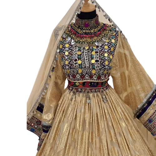 Most Demanding Afghani Dress for Women Floor-Length Heavy Embroidery Lace Zipper Coins Afghan Kuchi Vintage Wedding Dresses Wome