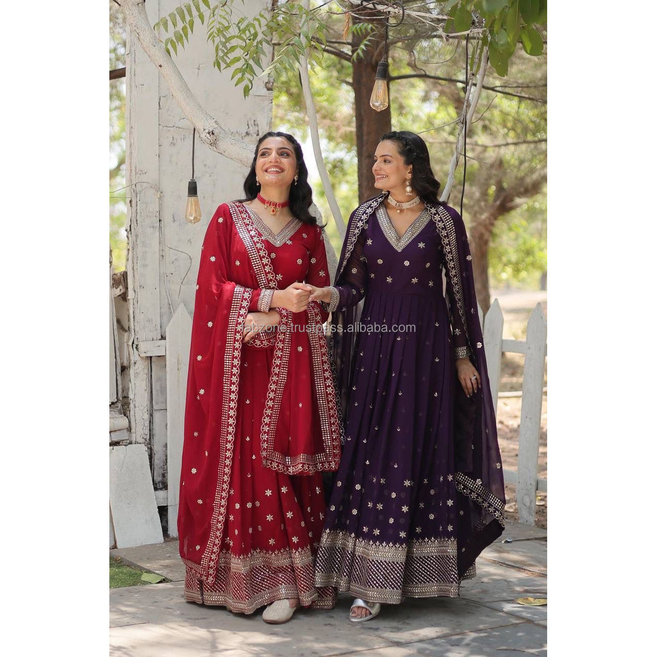 2024 GOWN-WITH-DUPATTA COLLECTION Modest Evening Anarkali Suits for Weddings Festivals Enhance Your Style Epitome