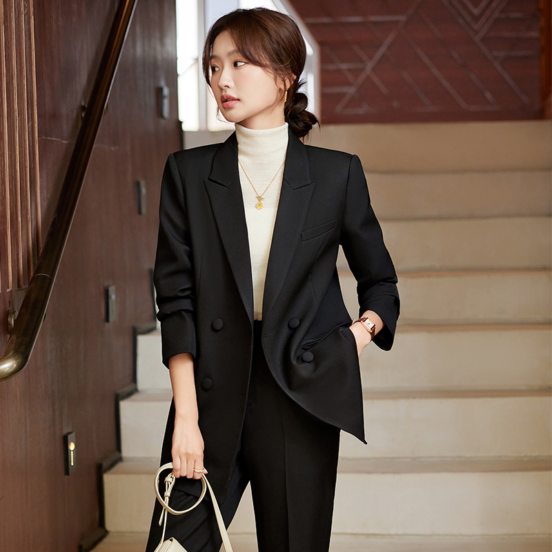 New Women's Fashion Jacket Tops Lapel Luxury Button Suit blazer Plus Size Women's Elegant Suit Jacket