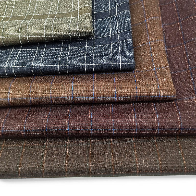 Hot Selling MEDIUM WEIGHT Custom Business Man TR Suit FABRIC For High-End Office Wear STYLE