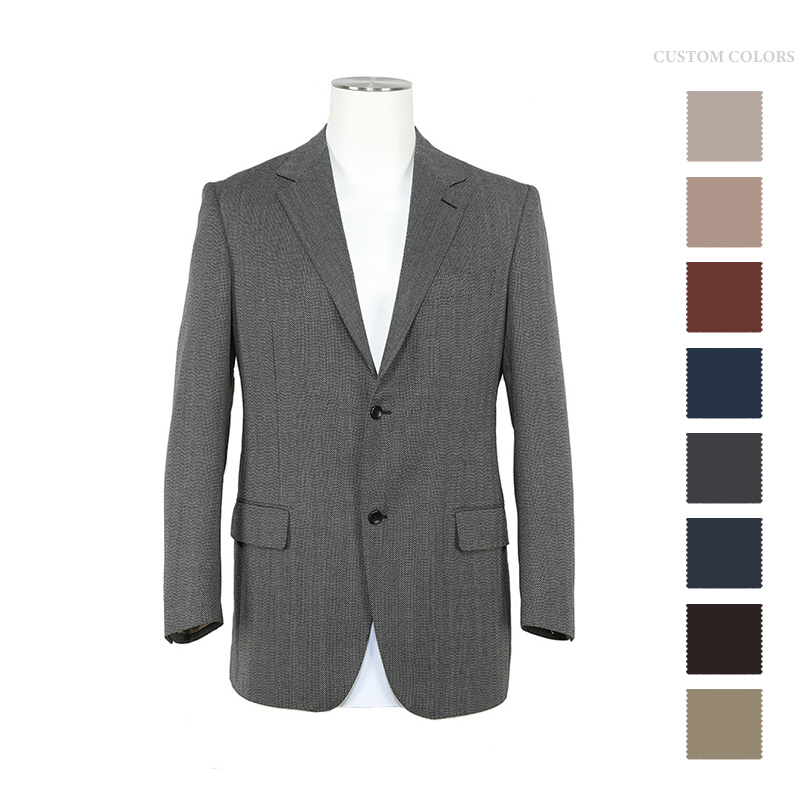 Casual Jacket Pants Outfit Anti Static Breathable Simple German Tailored Business Men's Formal Suits
