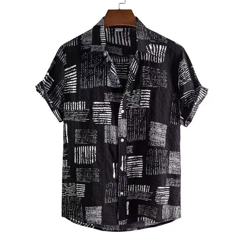 Men's Slim Fit Black Dress Shirt Long Sleeve Wrinkle Resistant Breathable Cotton Blend Casual Top For Business Office Spring
