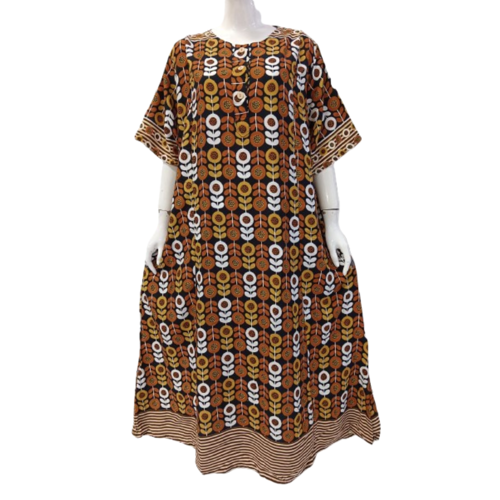 Women's Modest Rayon Abaya Dress Asymmetrical Silhouette Evening/Formal Simple Comfortable Daily Activities