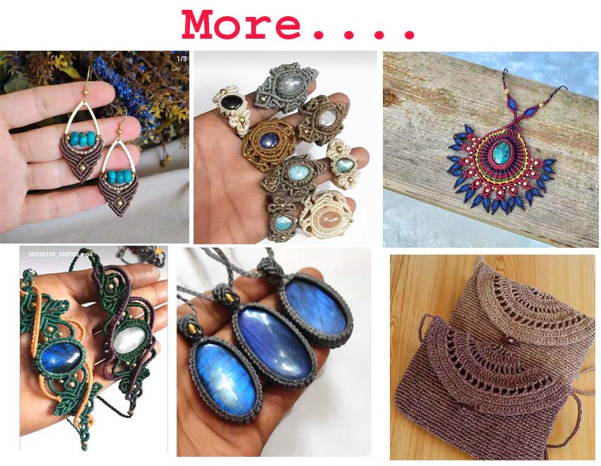 Macrame jewelry 4