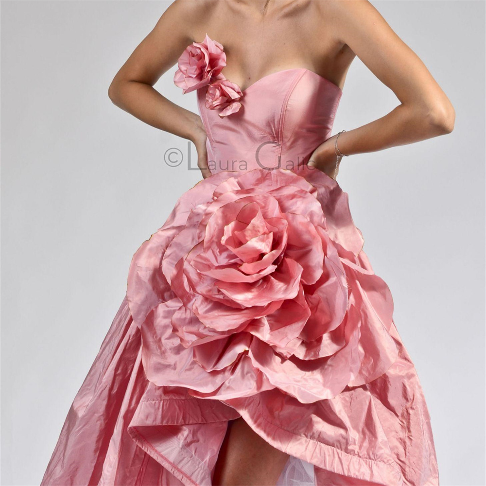 Mily Bridal HL150 Organza 3D Flower Princess Dress Off the Shoulder Formal Long Evening Dress 2024 Collection