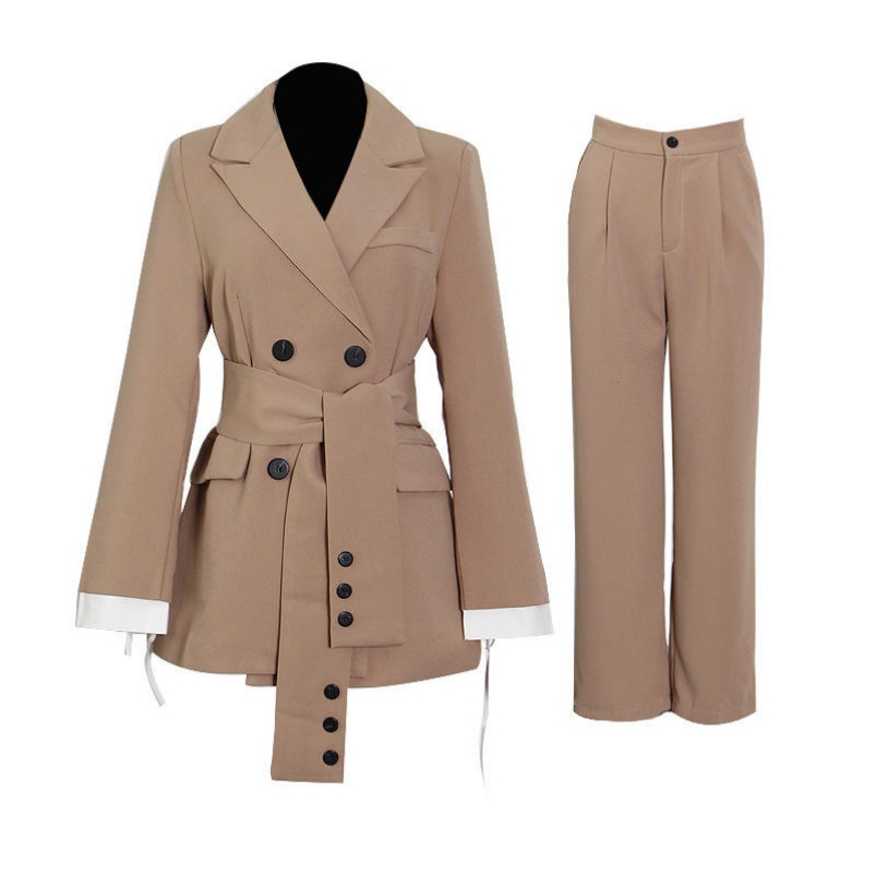 New Women Suits blazer Pants Suit Special Fashionable Design Office Lady Pant Suits Two Piece Set