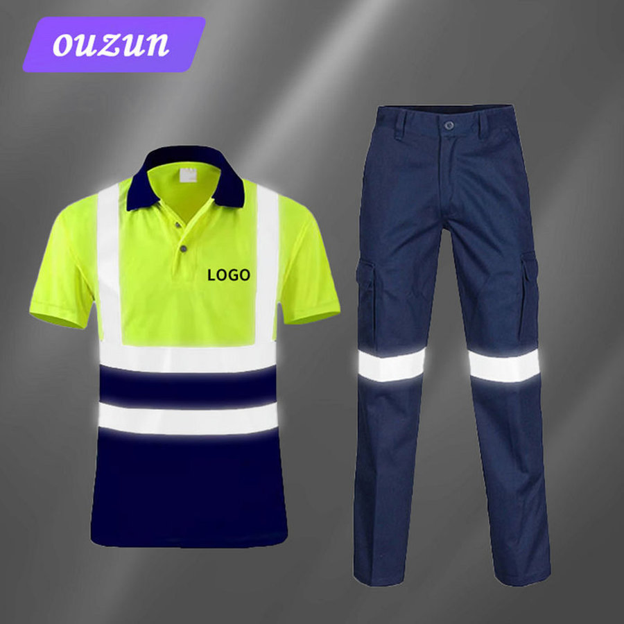 Good Stain Resistance Reflective Custom Workwear for Subway Construction