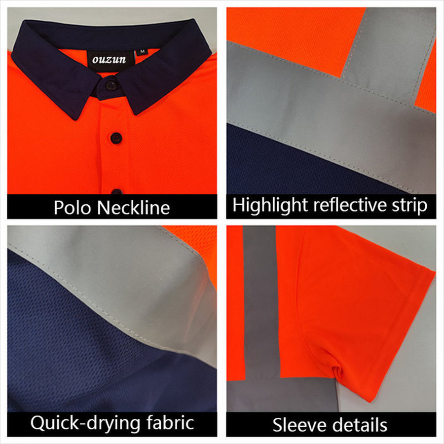 Good Stain Resistance Reflective Custom Workwear for Subway Construction