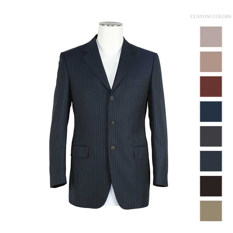 Casual Jacket Pants Outfit Anti Static Breathable Simple German Tailored Business Men's Formal Suits