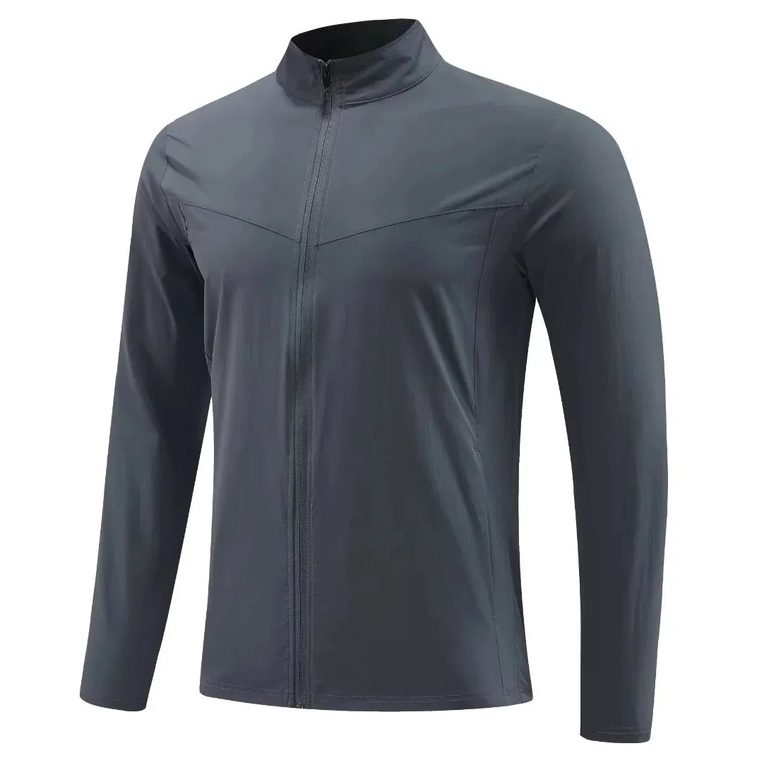 Men's Soft Cotton Training Sweatshirt with Ribbed Cuffs and Classic Crew Neck Training Wear Cotton
