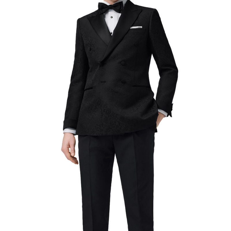 Hot Fashion Blazer Men's Suits 3 Pcs Two-piece Set Slim Fit Wedding Peaked Lapel Wedding Prom Terno Masculino Formal Men's Suit