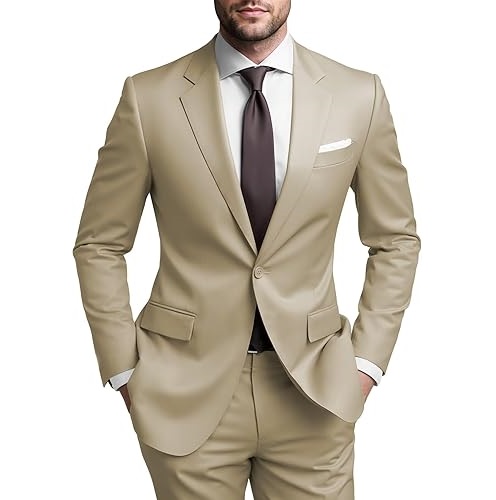 Breathable Classic Mens Suits Slim Fit 3 Piece Blazer and Pants Men Suit Tuxedo Set for Wedding & Party Dress Luxury Men Suits