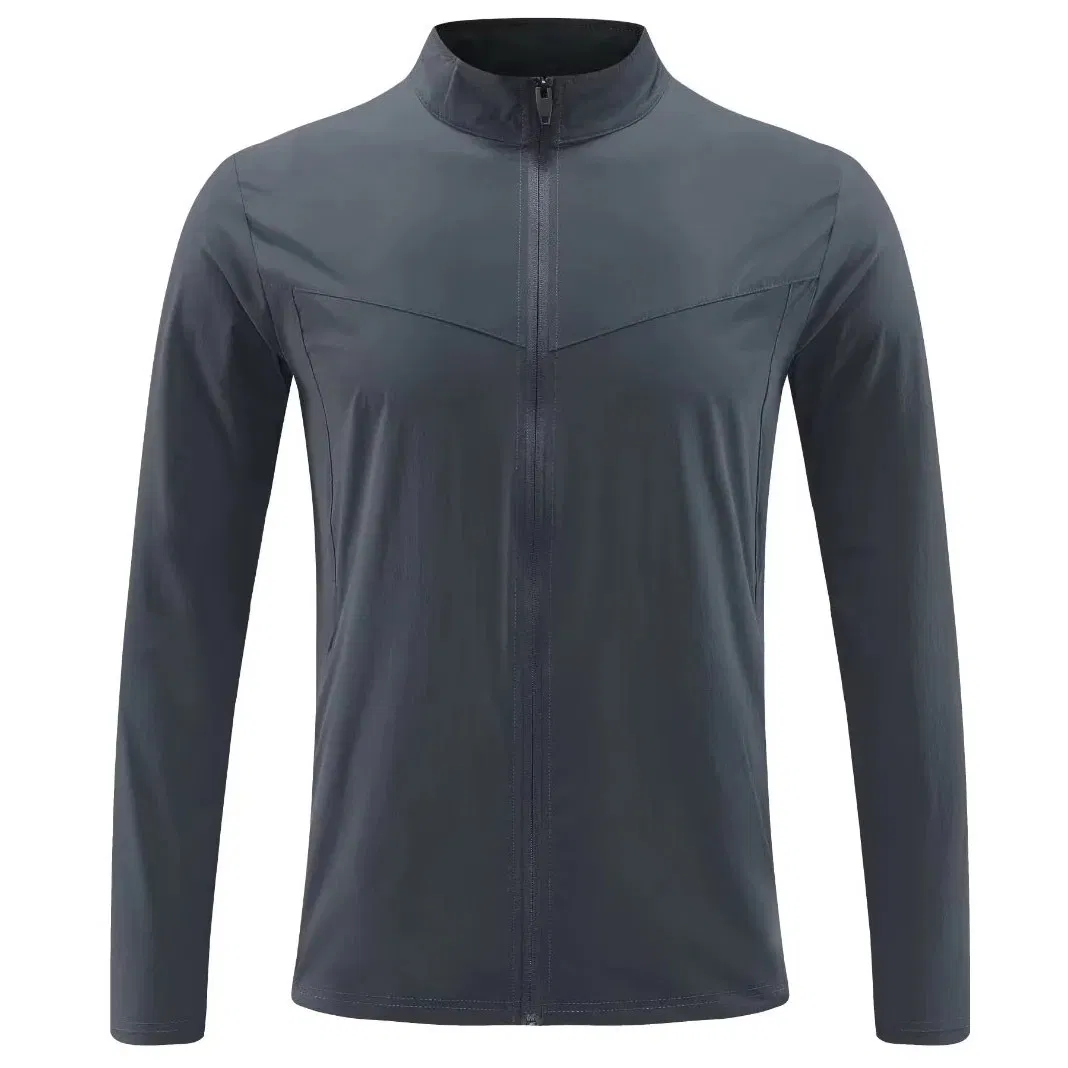 Men's Soft Cotton Training Sweatshirt with Ribbed Cuffs and Classic Crew Neck Training Wear Cotton