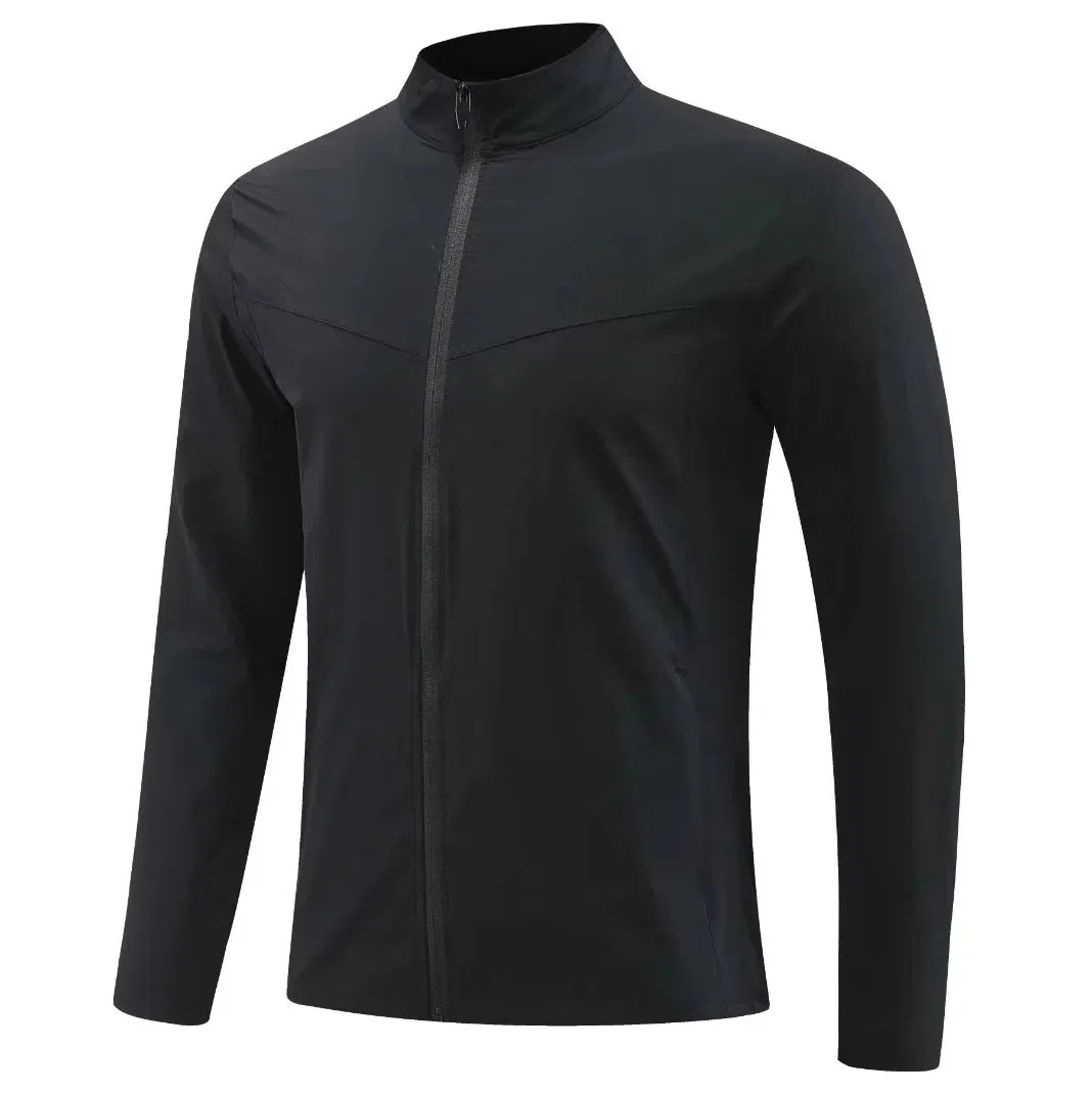 Men's Soft Cotton Training Sweatshirt with Ribbed Cuffs and Classic Crew Neck Training Wear Cotton