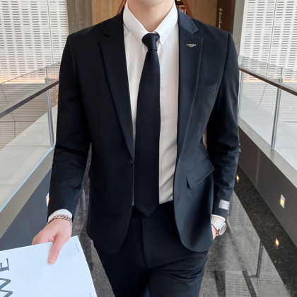 Customized Men's Formal Suit 2 Piece Casual Business Bridegroom's Suit High Quality