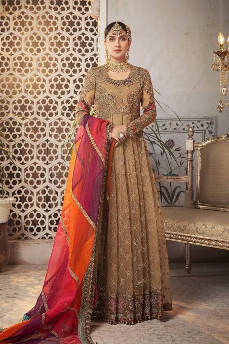 DESIGNER ETHNIC PARTY WEAR BRIDAL WEAR WOMEN DTRESSES PAKISTANI LUXURY FORMALS DRESSES STYLISH WOMEN FASHION by AA IMPEX