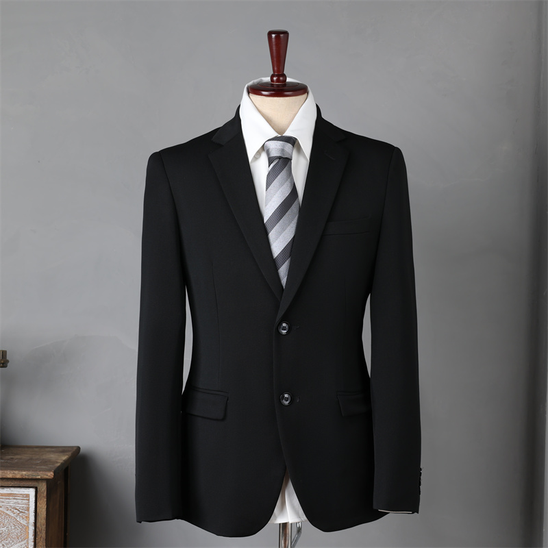 High Quality Customized Single Breasted Italian Style Mens Business Suit 2 Piece Plus Size Formal Wear with Worsted Fabric