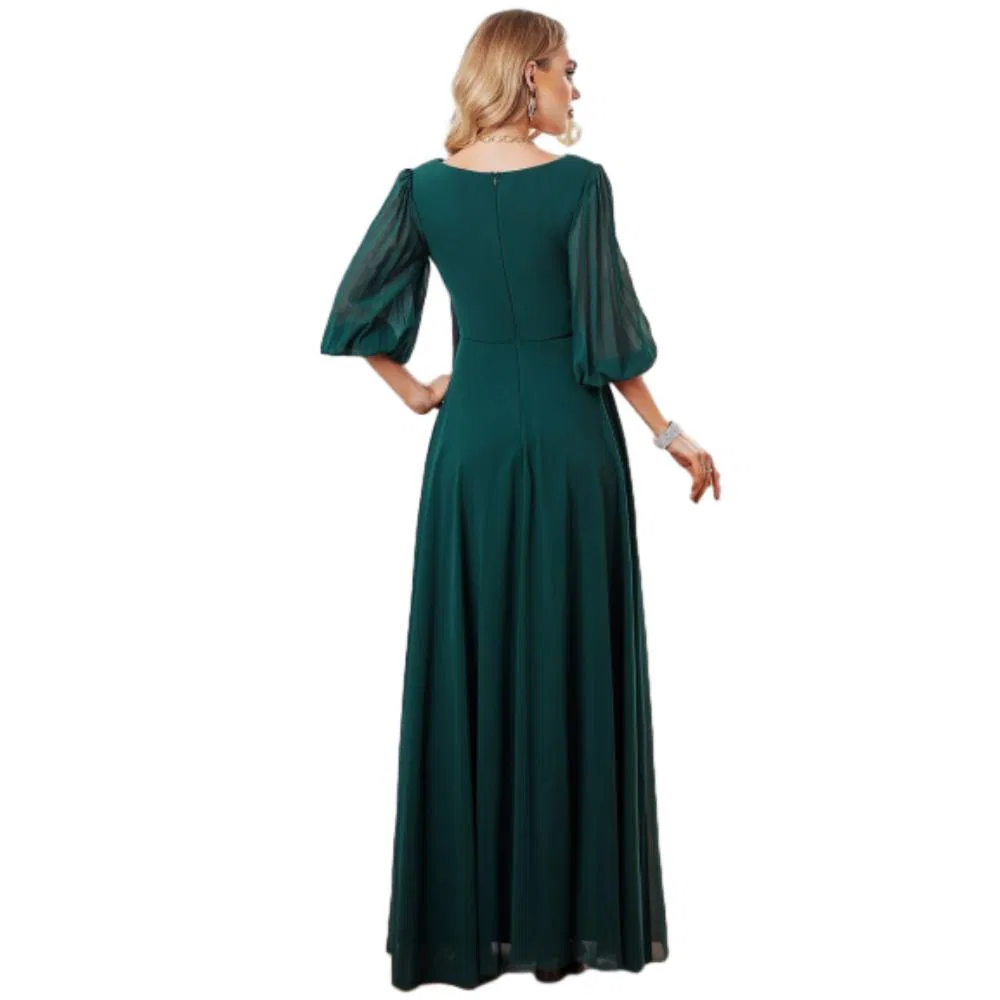 Elegant Loose Fit Bridesmaid Dress Formal Party Gown Flowy Wedding Guest Dress