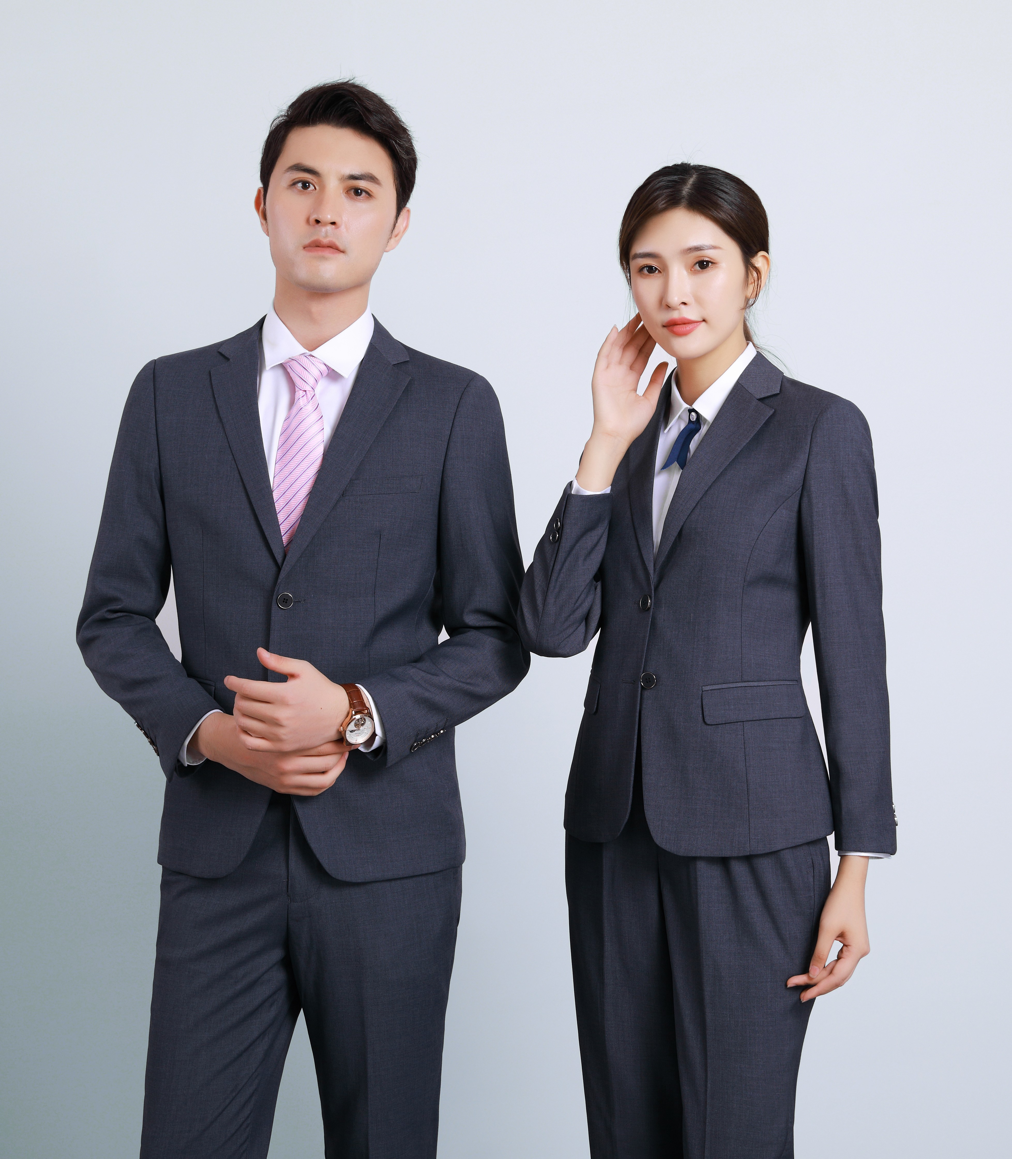 Casual Men's Women's Professional Suit 4S Sales Manager Formal Attire Hotel Catering Front Desk Work Uniform Button Tuxedo XL