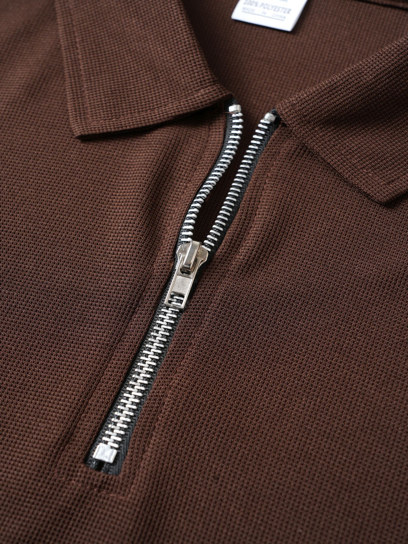 Customized Men's Summer Casual Solid Color Polo Shirt Short Sleeve Collar Zipper Polo Shirt
