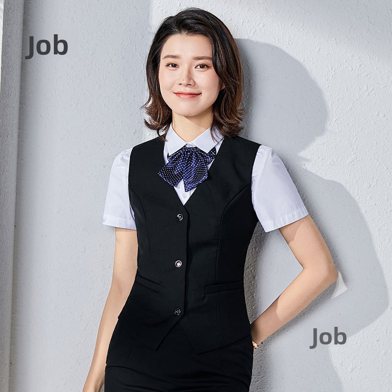 Custom Factory Direct Professional Women Business Vest Suit Set Slim Fit Waistcoat Pencil Skirt Trousers Shirt Office Lady