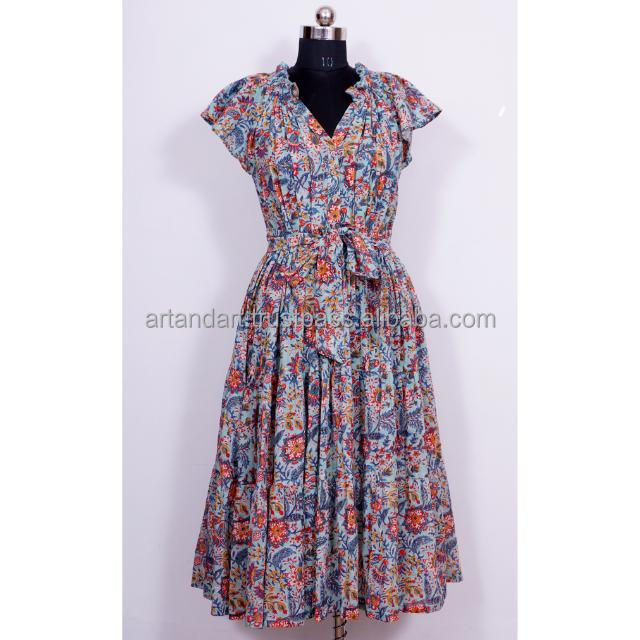 Hand Block Print Dresses