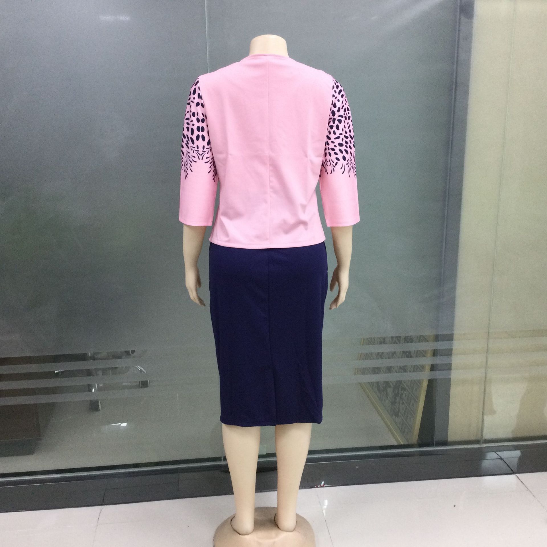 Ladies Women Formal Wear Skirt and Suit Two Piece Suit for Ladies Plus Size Office Dresses