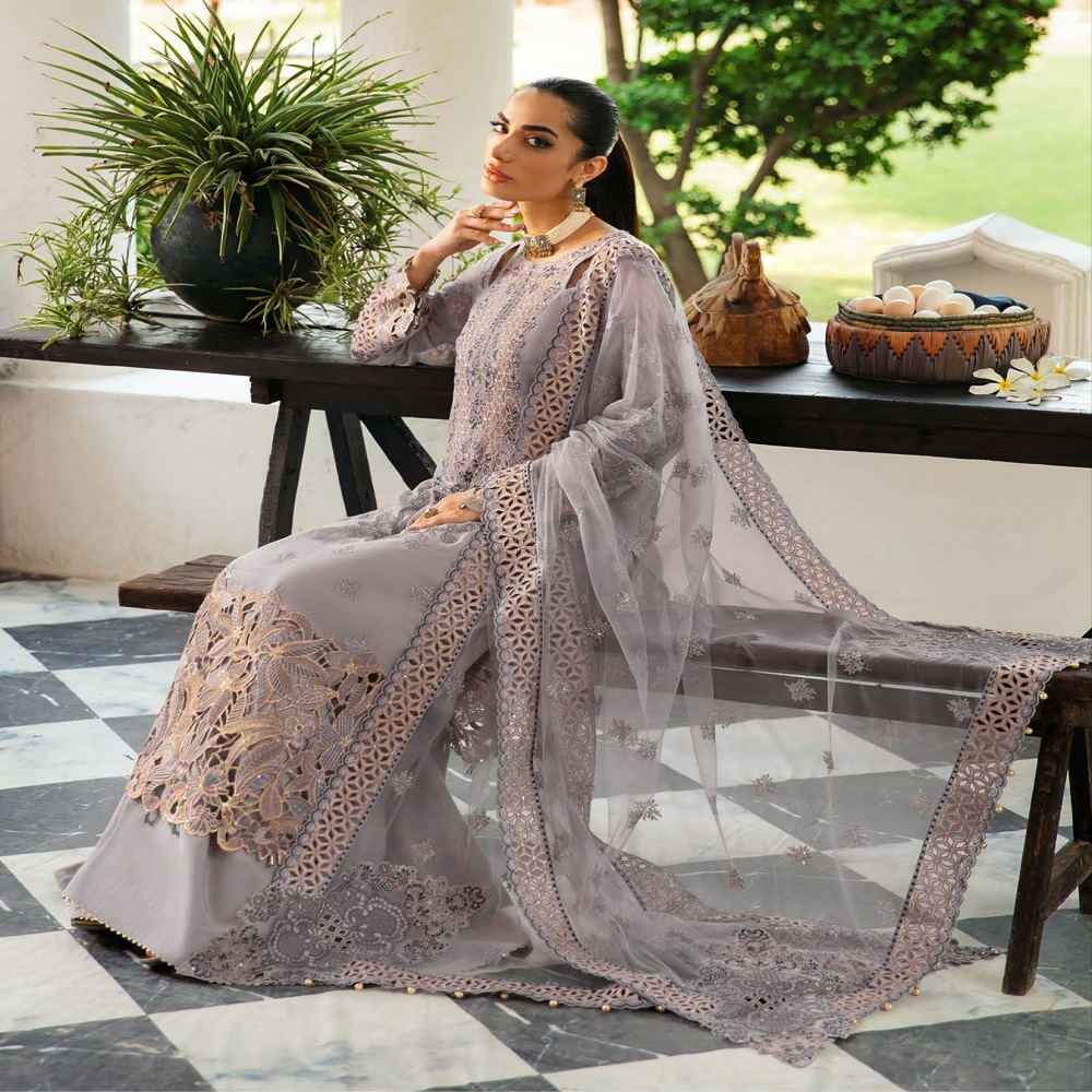 Formal Designer Party Wears for Women Luxury Salwar Kameez Original Pakistani Branded Chiffon Floor-Length High-quality Ramsha