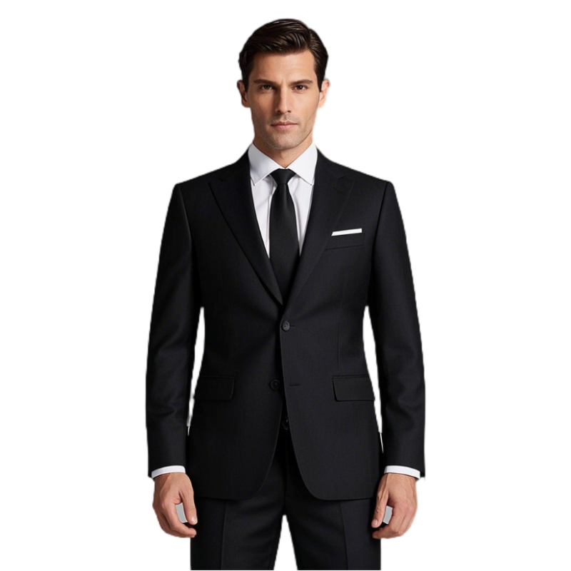 In Stock Plus Size High End Men's Business Casual 3 Pieces Suit Solid Color Formal Men's Business Suit Suitable for Business