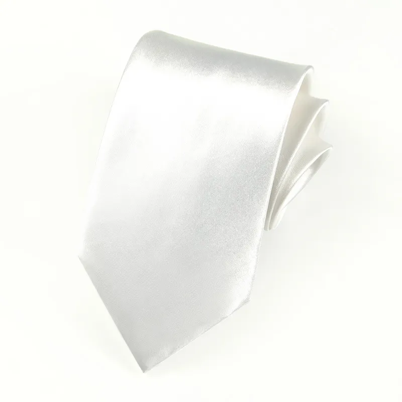Elegant Custom Logo Black Tie 8cm Wide for Business and Formal Wear
