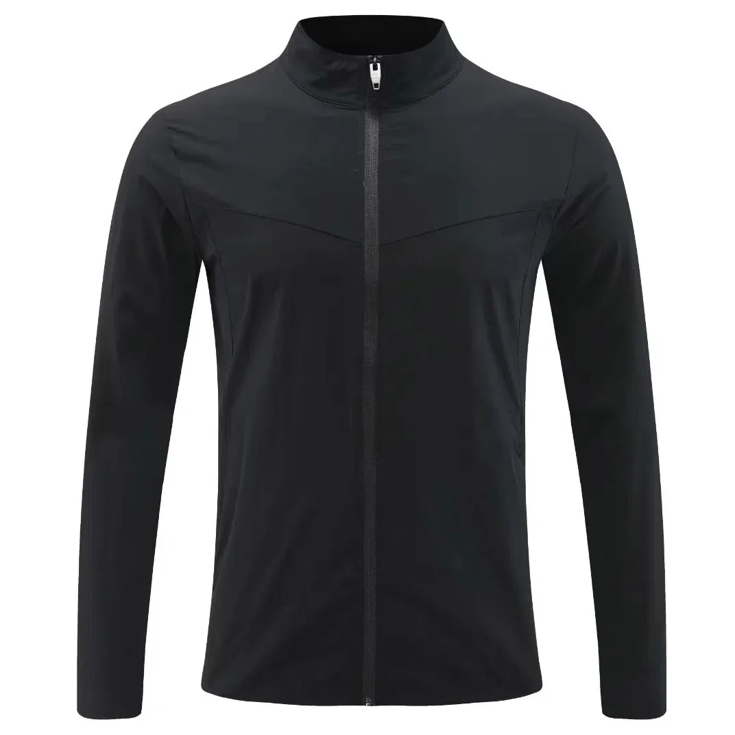 Men's Soft Cotton Training Sweatshirt with Ribbed Cuffs and Classic Crew Neck Training Wear Cotton