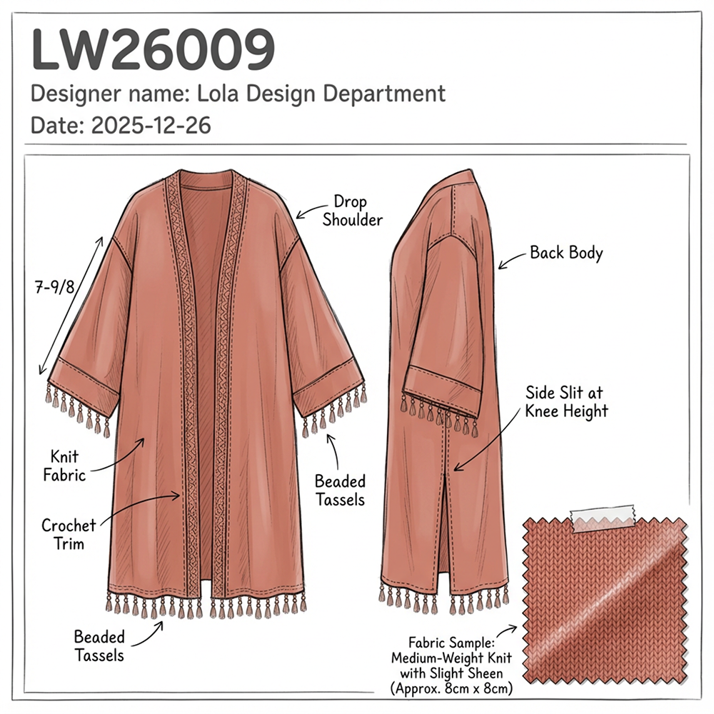Boho Tassel Kimono Cardigan Satin Slip Dress Set Women Casual Long Sleeve Cover Up Dress Outfit