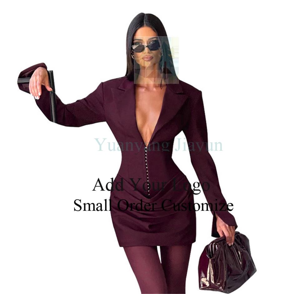 Elegant Tailored A-Line Dress With Suit Collar for Petite Professionals